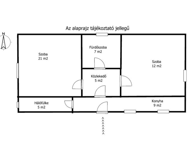 Kis ház nagy telekkel - Buj községben