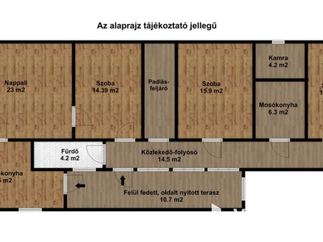 Családi ház Jaminában, nappali+3 szobával,nagy kerttel