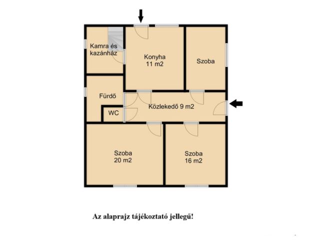 Jó szerkezetű tégla ház Máriafalván.