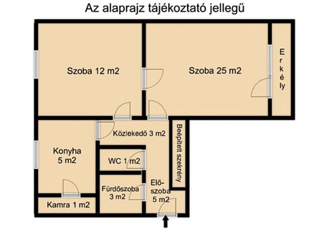 Erkélyes lakás eladó Békésen