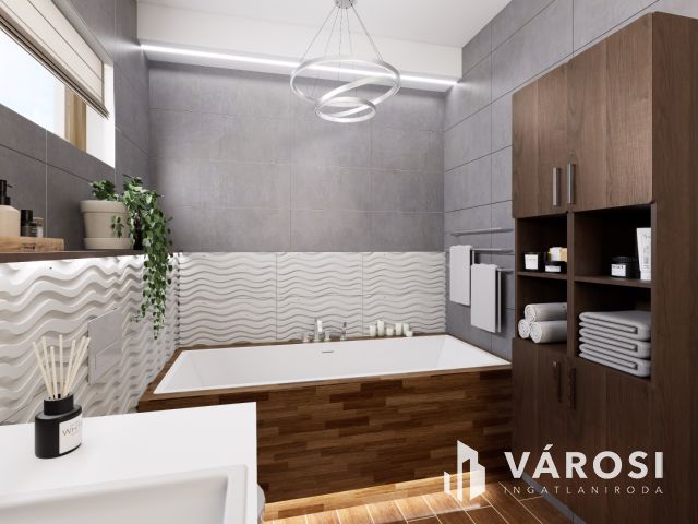 Modern, hőszivattyús, 106 m2-es családi ház népszerű helyen