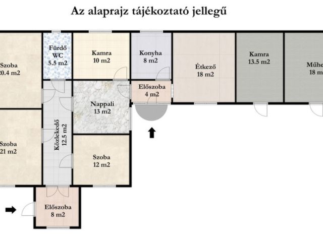 Nagy ház, jó elrendezés Kétsopronyban