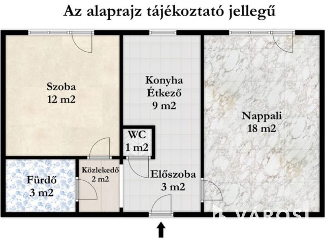 Azonnal költözhető, felújított, belvárosi lakás