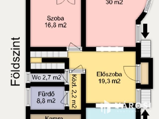 Turai kastély mellett, 4 szoba, nappalis családi ház eladó