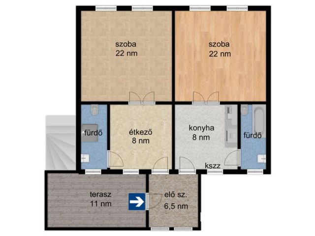 Családi ház Szeged Felsővároson.