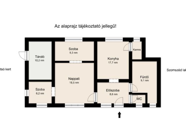 Felújított házrész eladó Nagyszénáson