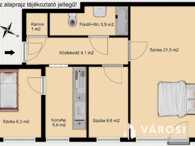 Fiatalok álomlakása Győrben, az ETO Park közelében